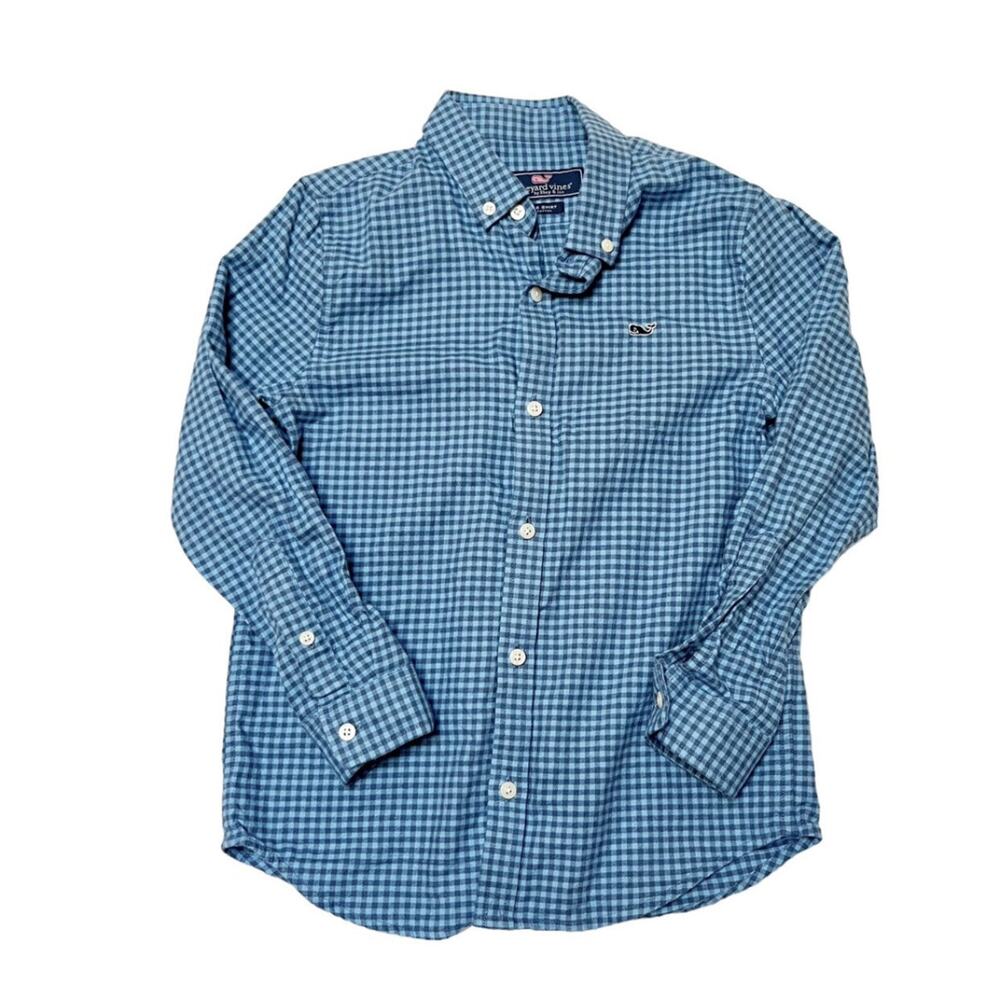 Vineyard Vines Plaid Flannel Shirt Size 7
